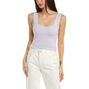 WISPR Check Stripe Silk Blend Vest